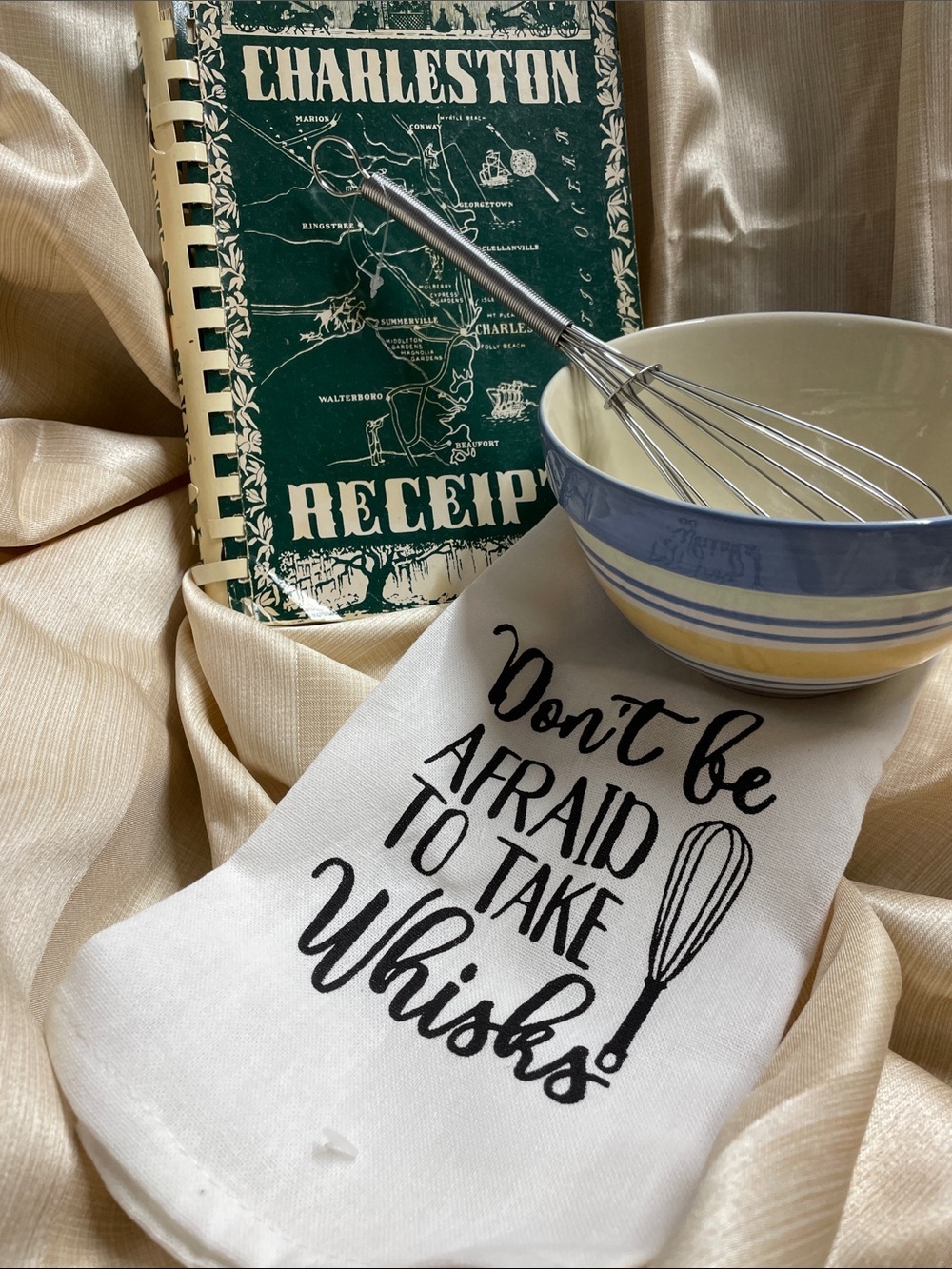 Charleston Receipts Cookbook with Pfaltzgraff Mixing Bowl